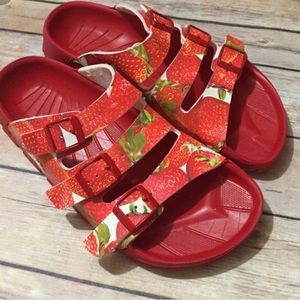 Strawberry Birkenstock’s Birkis